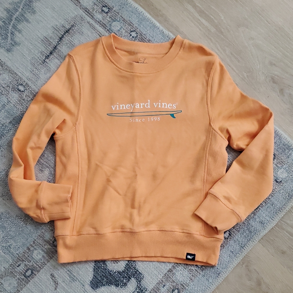 Vineyard Vines Kids Surfboard Sweatshirt Sz7